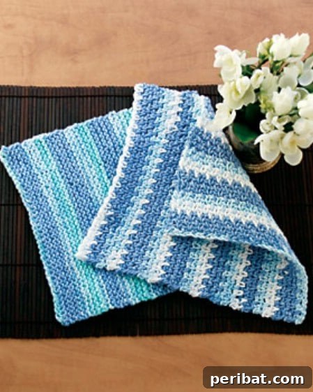 Kickstart Your Yarn Journey: 30 Simple Knit & Crochet Patterns 9 Knit Dishcloths - Practical Knitting Project for Beginners