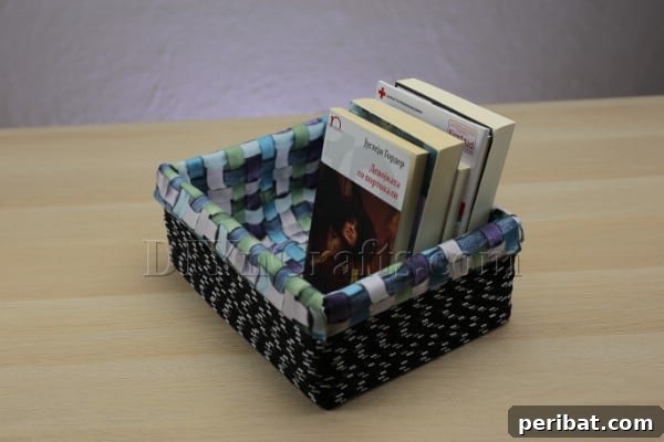 How to Upcycle a Cardboard Box Into a Gorgeous Storage Basket