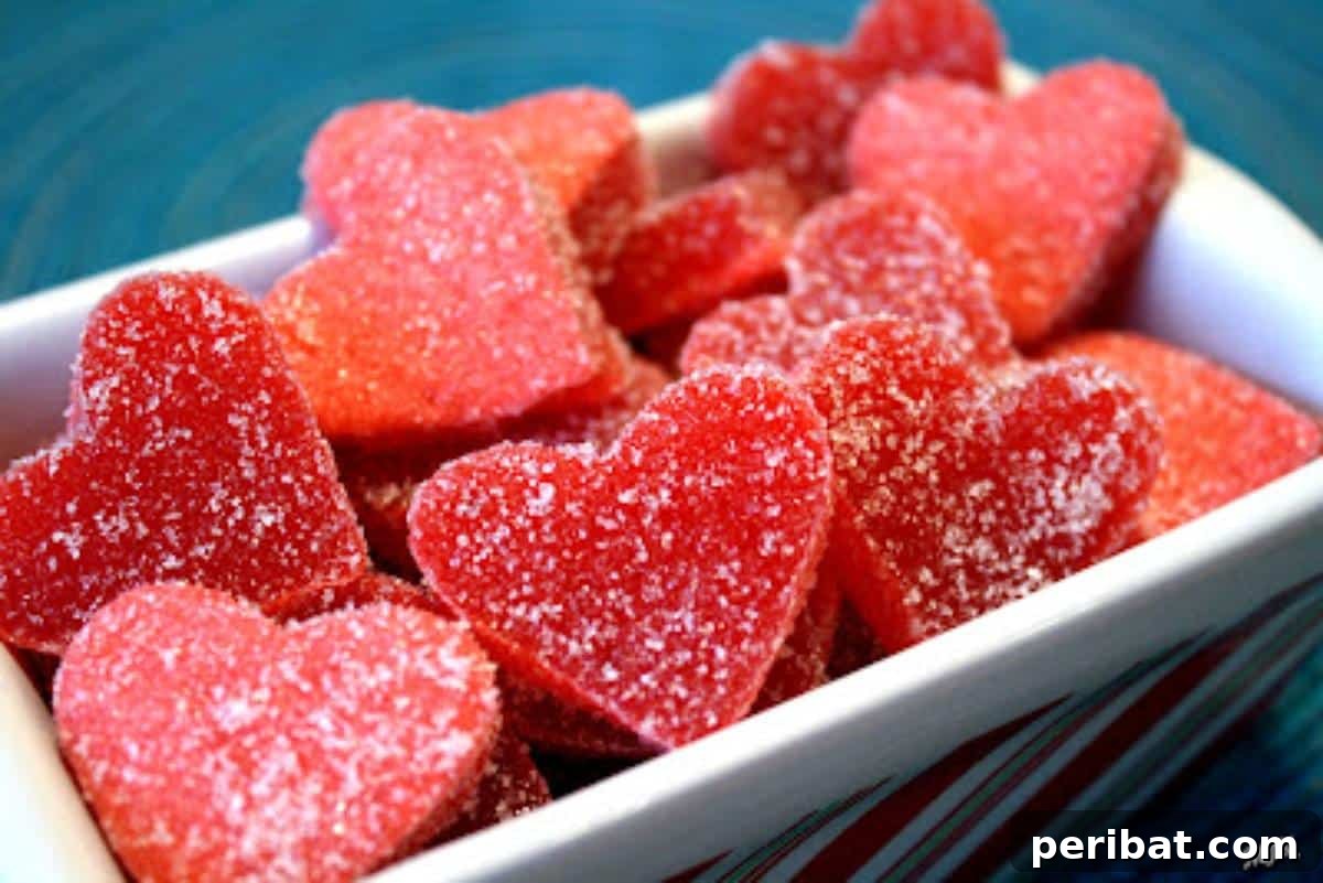 Fall in Love with These Romantic Valentine's Day Desserts 17 Homemade Heart-Shaped Gumdrops