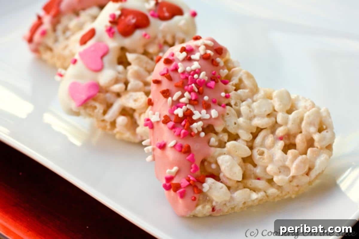 Fall in Love with These Romantic Valentine's Day Desserts 22 Heart-Shaped Rice Krispies Treats