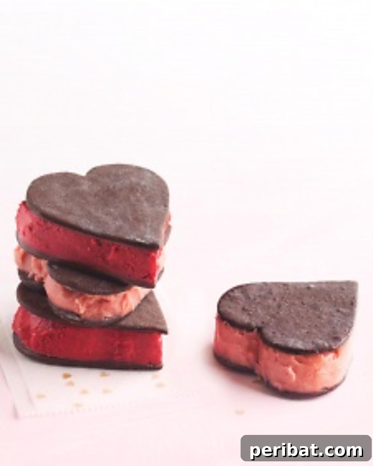 Fall in Love with These Romantic Valentine's Day Desserts 4 Heart-Shaped Sorbet Sandwiches