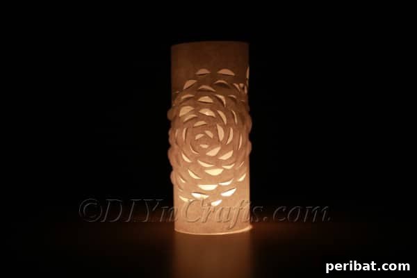 Handcraft a Luminous 3D Paper Lantern 13 Beautiful ambiance created by the radiant paper lantern