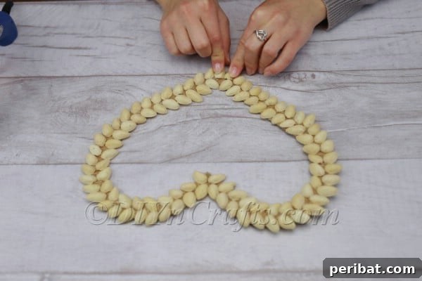 Achieving symmetry with pistachio shells
