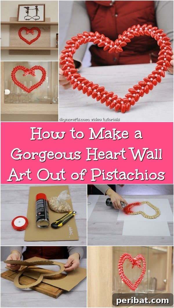 Pistachio Heart Wall Art
