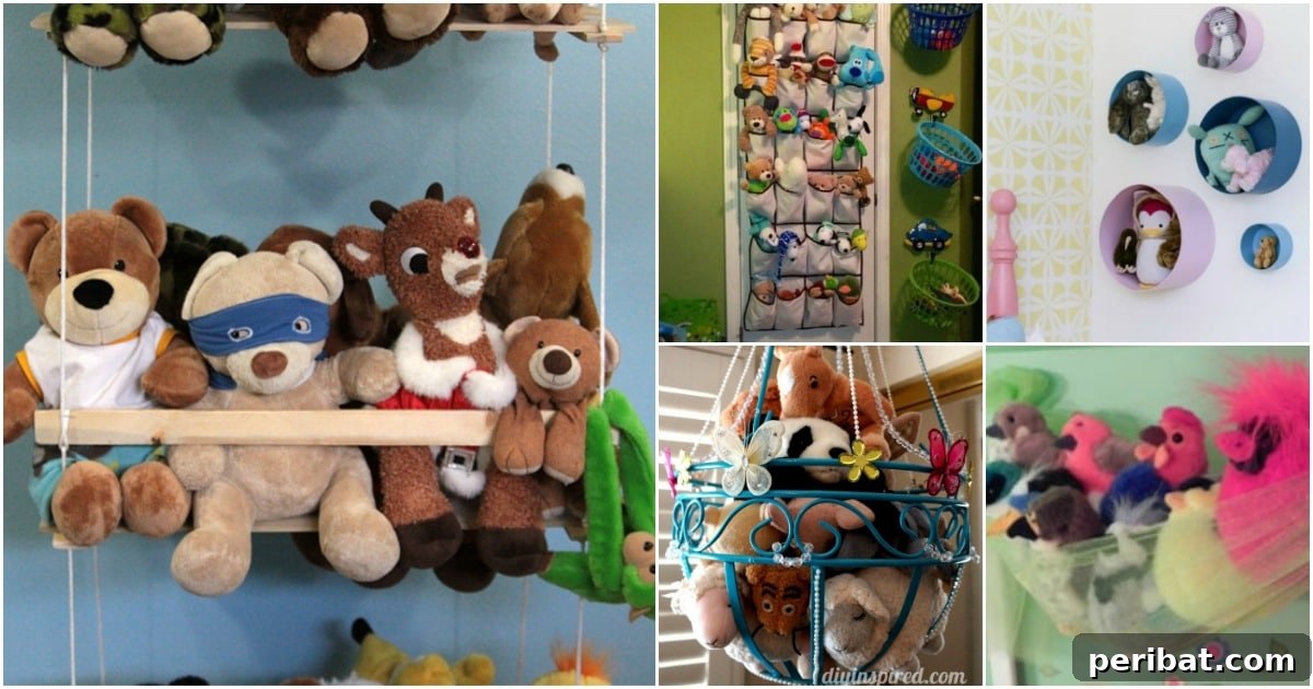 Smart & Simple DIY Stuffed Animal Storage for Children's Rooms 2 Creative DIY Stuffed Animal Storage Ideas