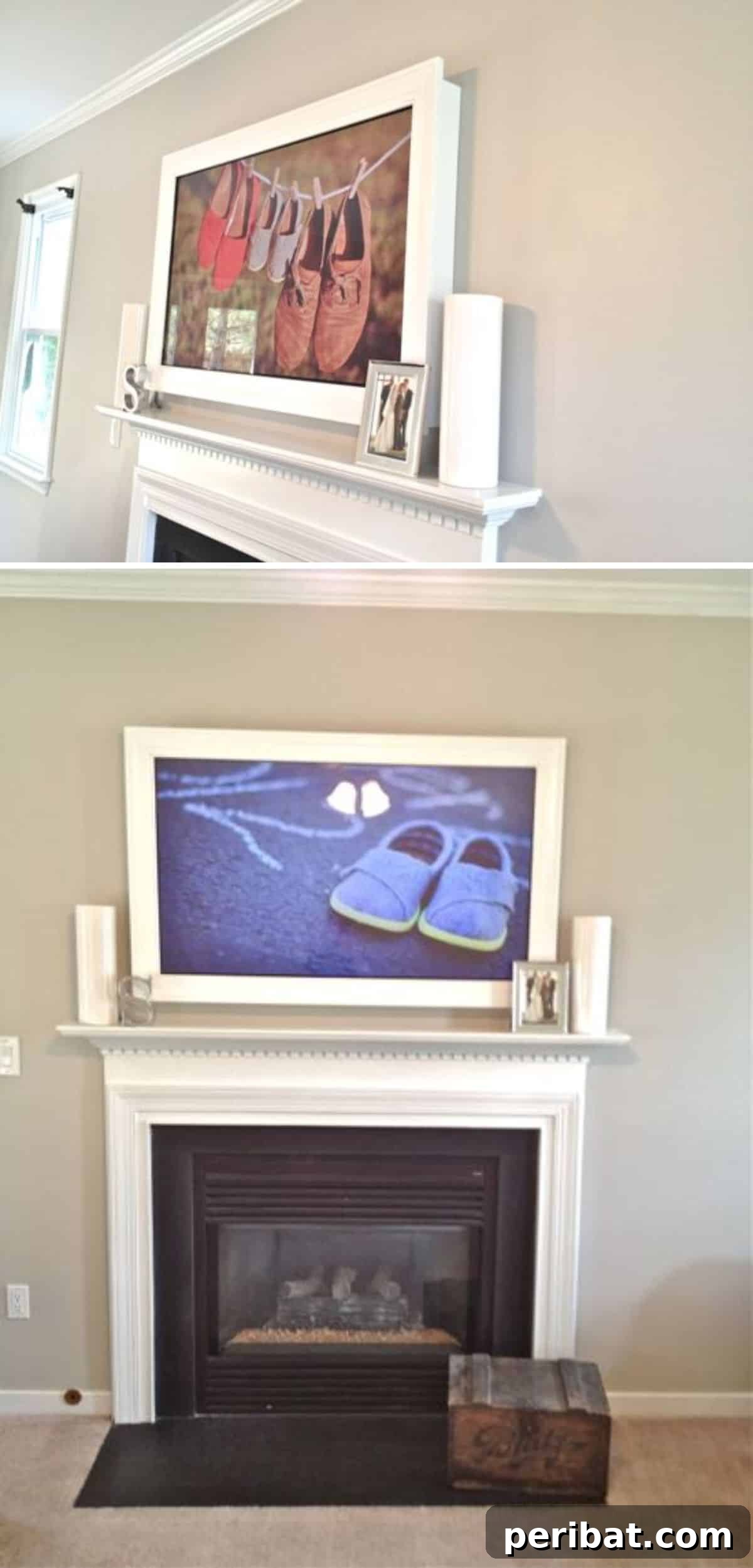 A Brilliant Way to Disguise Your Flat Screen TV - Trim It