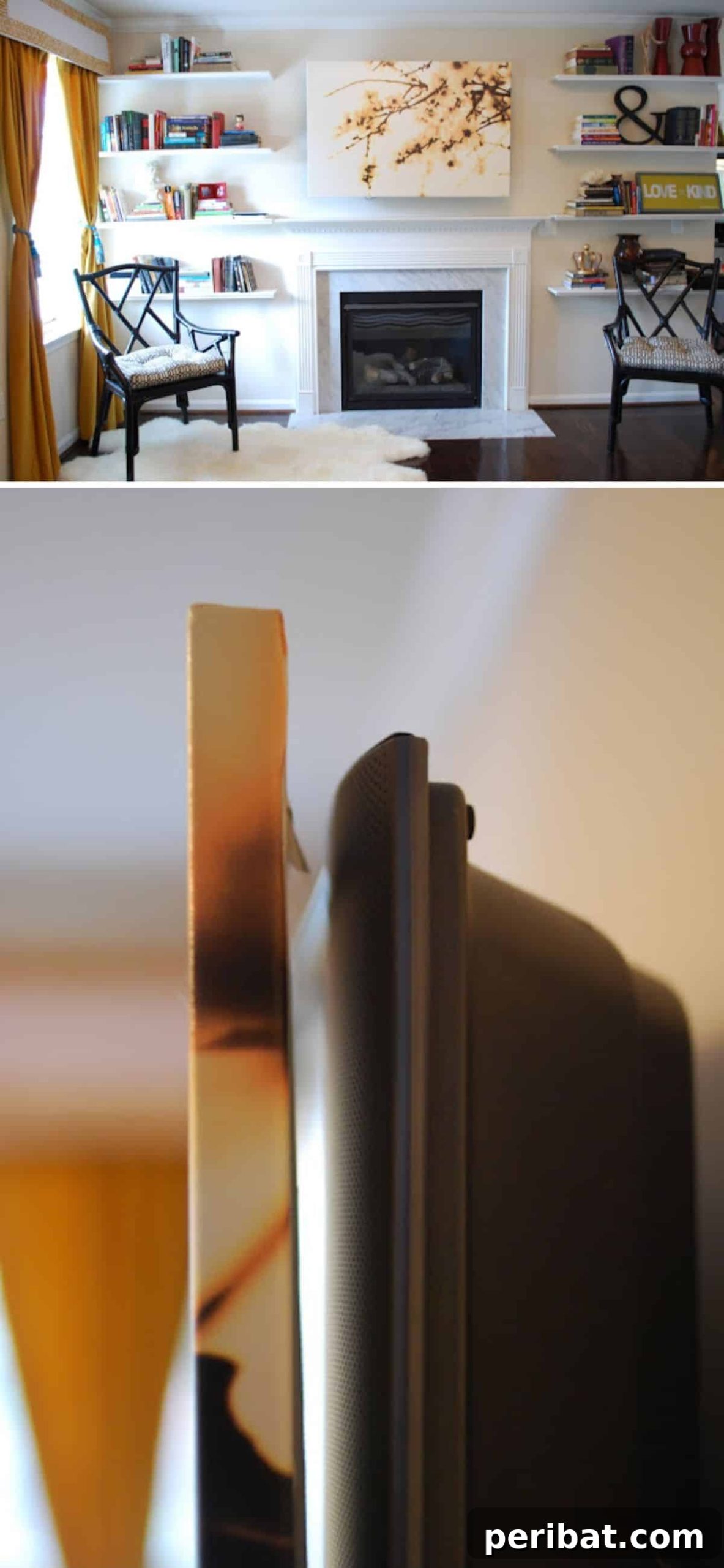A Brilliant Way to Disguise Your Flat Screen TV - Hide It Behind Art