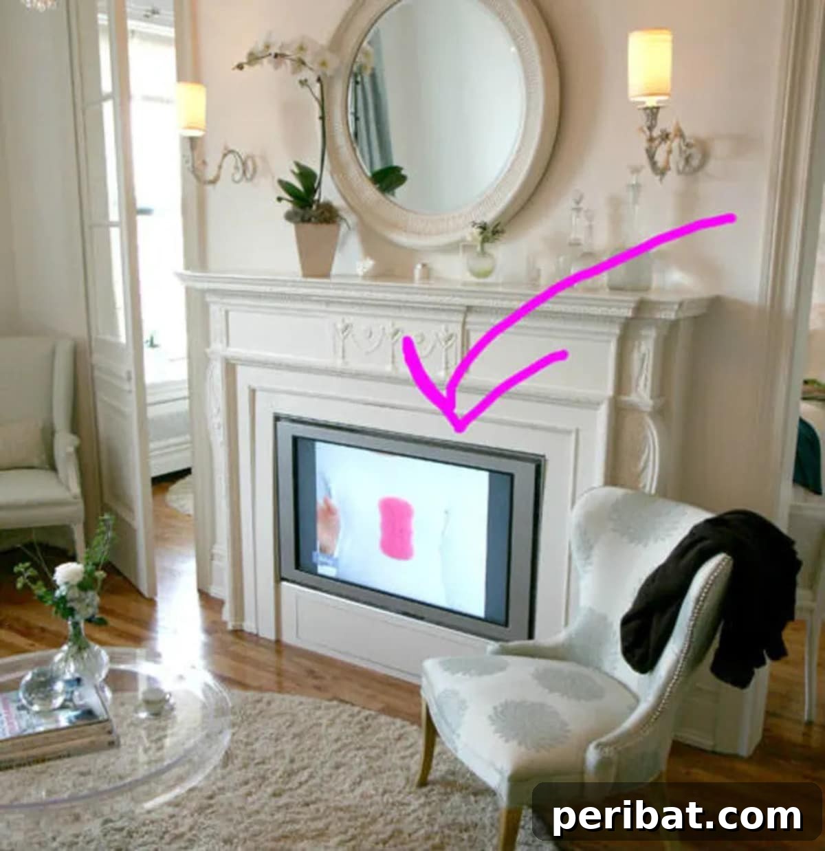 A Brilliant Way to Disguise Your Flat Screen TV - Hide It In Plain Sight