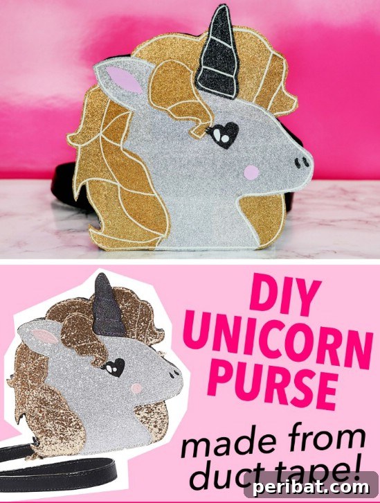 DIY Duct Tape Unicorn Purse