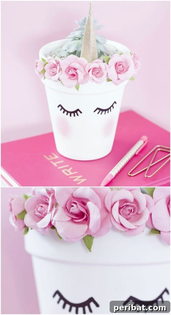 DIY Unicorn Planter