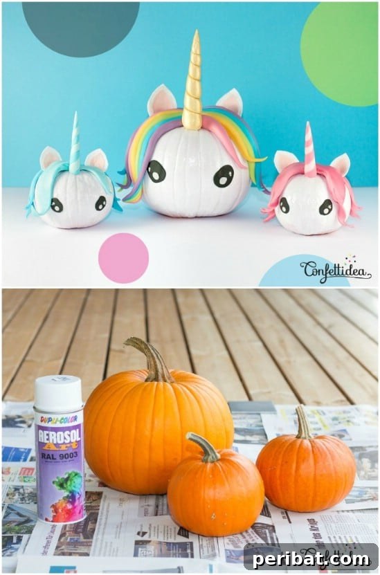Creative DIY Unicorn Pumpkins