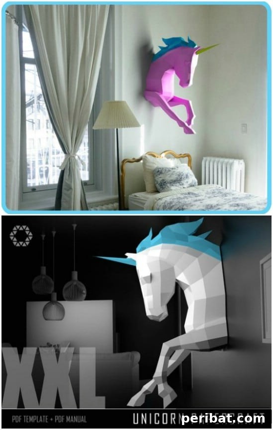 DIY Unicorn Bust