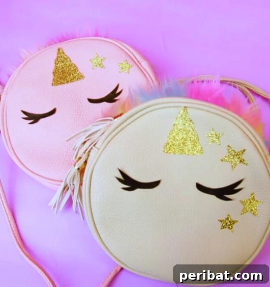 Simple DIY Unicorn Purse