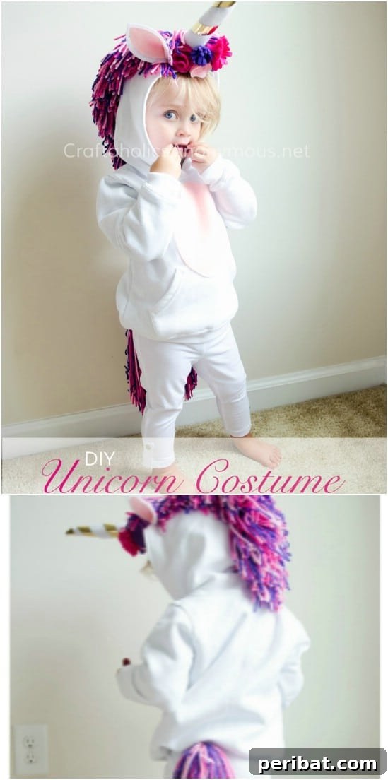 Homemade Unicorn Costume