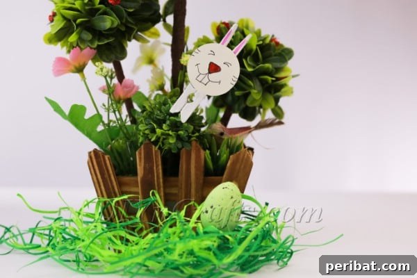 Transform a Clothespin into an Adorable Easter Bunny 11 Step 7: Finished Clothespin Bunny