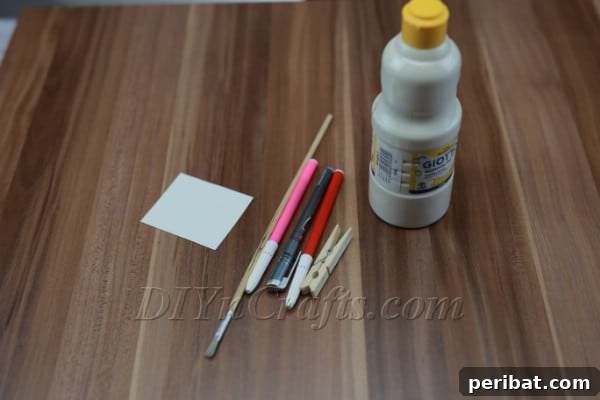 Transform a Clothespin into an Adorable Easter Bunny 4 Step 1: Cut the Bunny's Head Circle