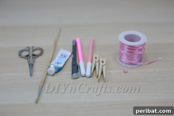 Step 1: Disassemble the clothespin