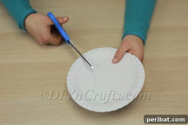 Three Adorable Easter Bunny Crafts Using Paper Plates 15 Second bunny ear cut out from paper plate