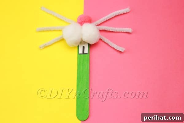 Craft Your Own Adorable Easter Bunny Nose 11 Step 5: Attaching the previously cut-out bunny teeth underneath the cheeks