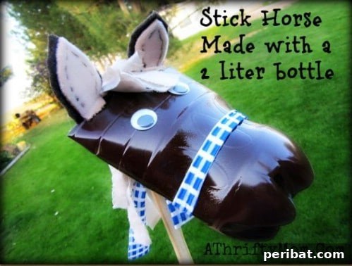 2 Liter Stick Horse - Fun and Creative Crafts with Plastic Soda Bottles
