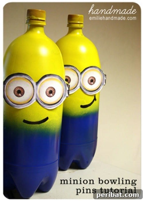 Minion Bowling Game - Fun and Creative Crafts with Plastic Soda Bottles