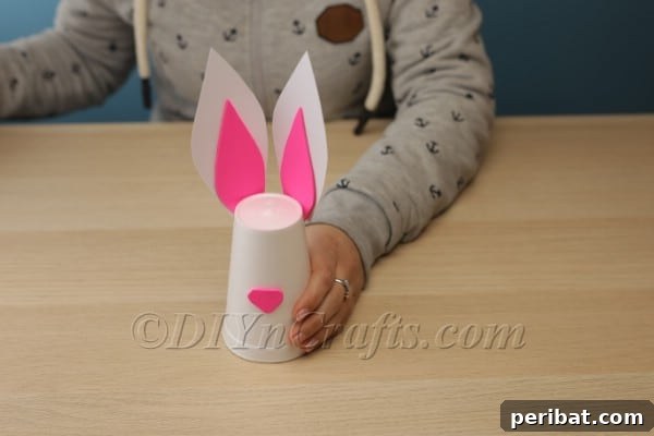 Bunny with ears attached