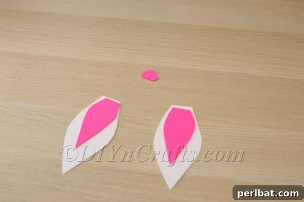 Pink inner ear cutouts