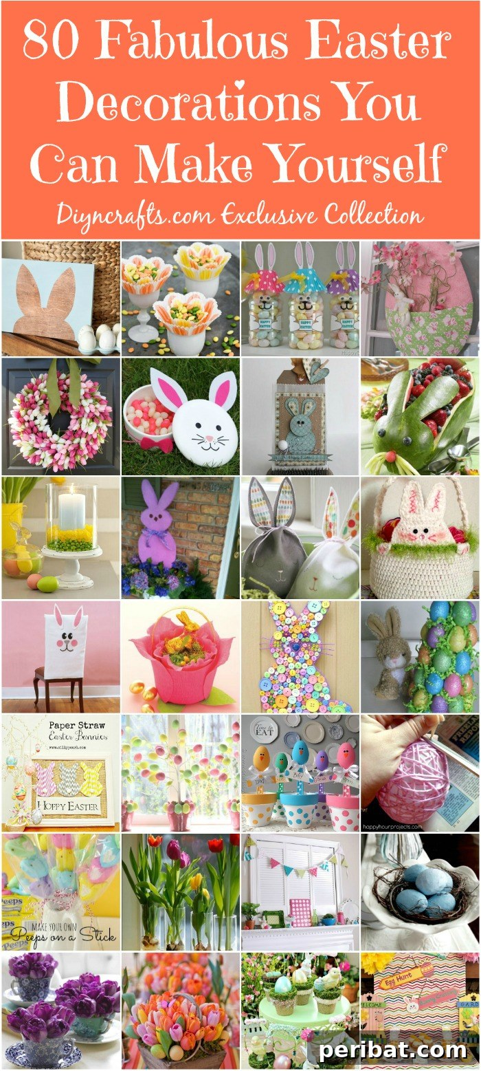 80 Fabulous Easter Decorations You Can Make Yourself Fabulous DIY Easter Decorations for Your Home