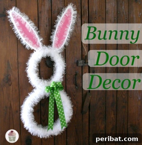 105 Creative DIY Easter Decor Ideas 67 Unique Bunny Door Decor for Easter Welcome