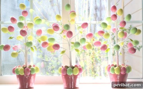 105 Creative DIY Easter Decor Ideas 70 Decorated Egg Trees for Easter Display