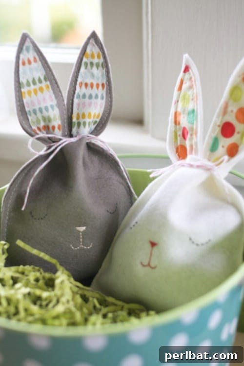 105 Creative DIY Easter Decor Ideas 73 Adorable Sleepy Bunny Goody Bags for Easter Parties