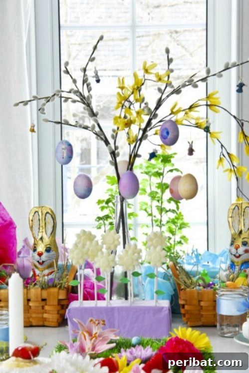105 Creative DIY Easter Decor Ideas 90 Variety of Easter Table Decorations Ideas