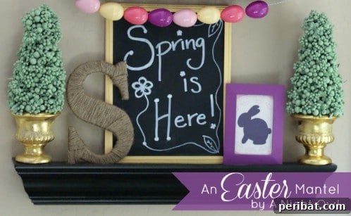 105 Creative DIY Easter Decor Ideas 97 Festive Easter Mantel Decor Ideas