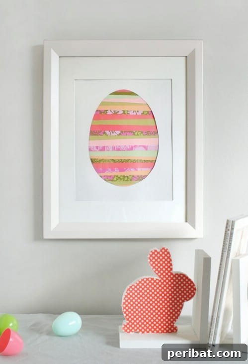 105 Creative DIY Easter Decor Ideas 99 Colorful Paper Strip Egg Art for Easter