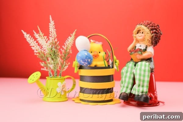 Foam Sheet Fun: Craft Your Own Easter Basket 20 Finished foam Easter basket filled with treats