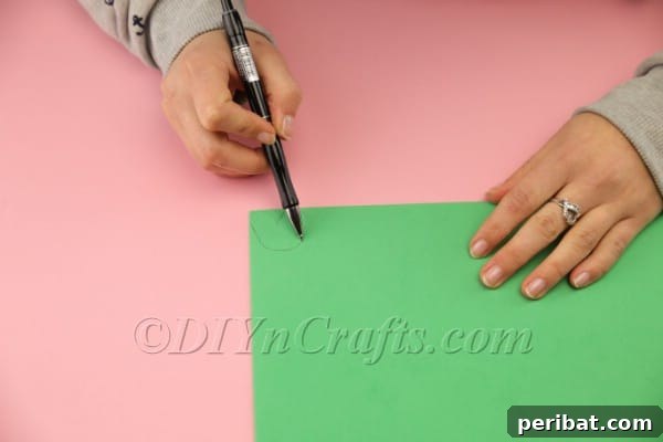 Hoppy Easter Egg Bunny Craft 8 Cutting bunny feet from green foam sheet