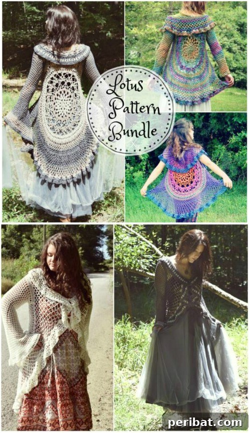 Crochet Lotus Duster Pattern, a versatile design for all seasons