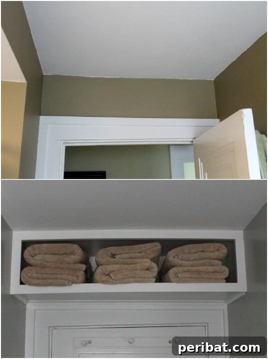 Over The Door Built In Storage for Bathrooms or Bedrooms
