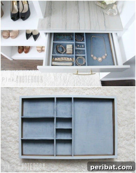 In Dresser Hidden Jewelry Storage Organizer