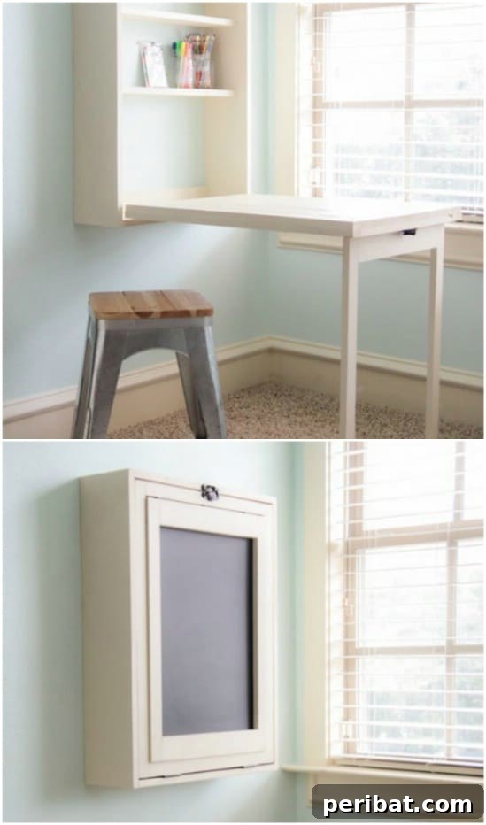 DIY Murphy Desk for Small Spaces