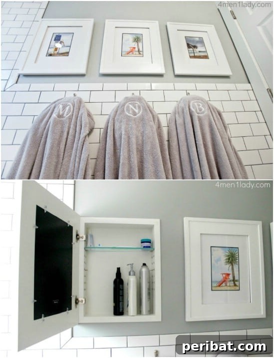 DIY Picture Frame Storage Cubes for Bathroom Essentials