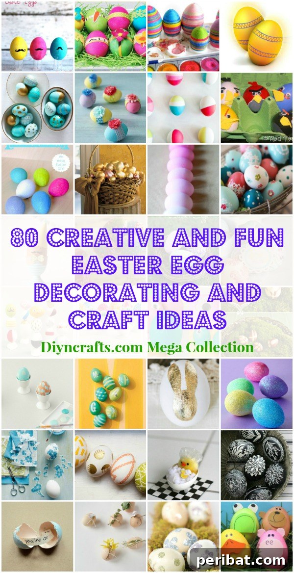 80 Creative and Fun Easter Egg Decorating and Craft Ideas
