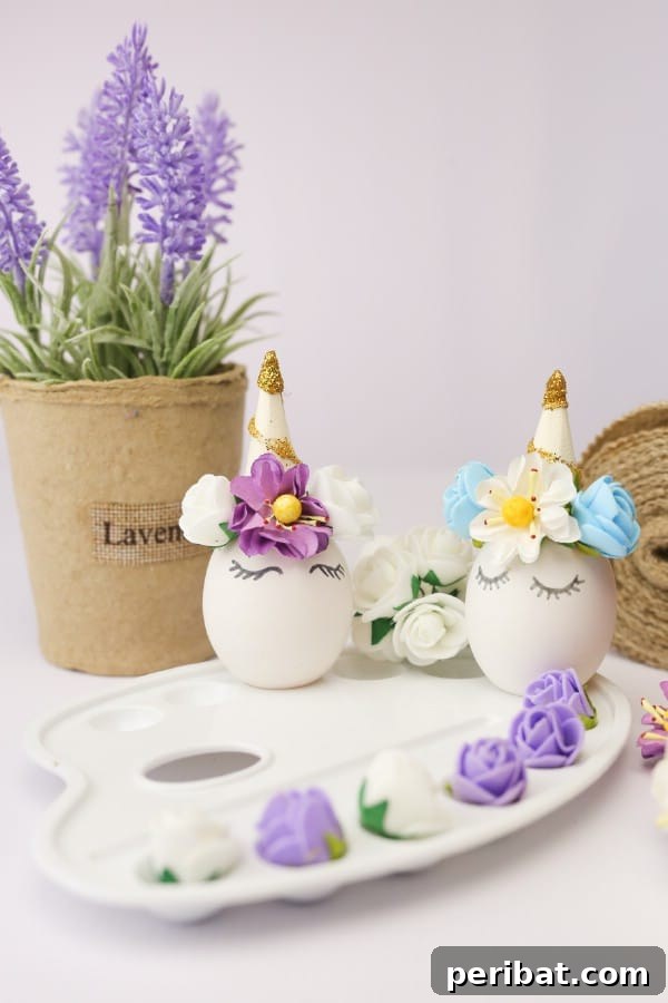 80 Captivating Easter Egg Art & Craft Ideas 2 Adorable DIY Unicorn Easter Eggs