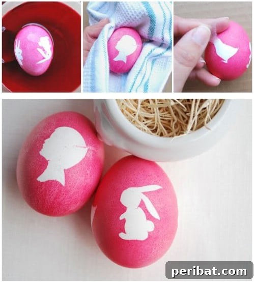 80 Captivating Easter Egg Art & Craft Ideas 21 Silhouette Easter Eggs - 80 Creative and Fun Easter Egg Decorating and Craft Ideas
