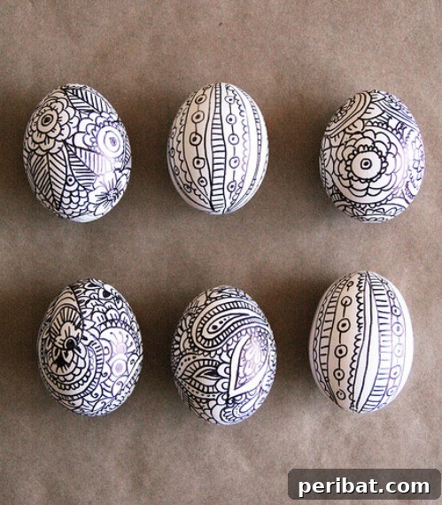 80 Captivating Easter Egg Art & Craft Ideas 24 Doodle Easter Eggs - 80 Creative and Fun Easter Egg Decorating and Craft Ideas