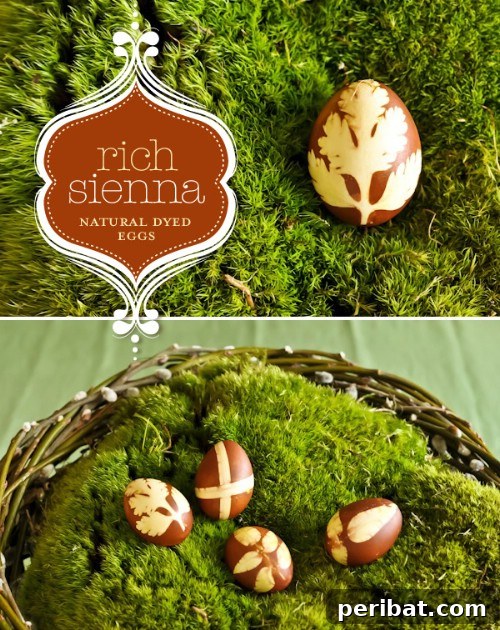 80 Captivating Easter Egg Art & Craft Ideas 26 Natural Sienna Easter Eggs - 80 Creative and Fun Easter Egg Decorating and Craft Ideas
