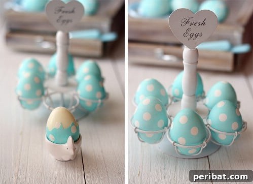 80 Captivating Easter Egg Art & Craft Ideas 33 Gorgeous Polka Dot Easter Eggs - 80 Creative and Fun Easter Egg Decorating and Craft Ideas