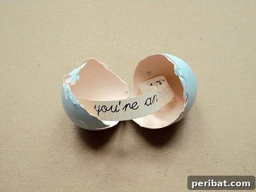 80 Captivating Easter Egg Art & Craft Ideas 38 Message In An Easter Egg - 80 Creative and Fun Easter Egg Decorating and Craft Ideas