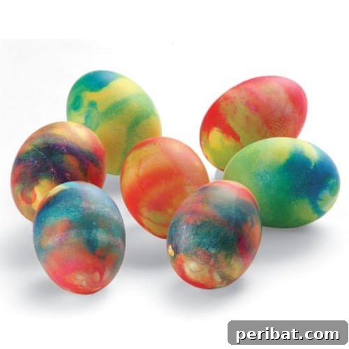 80 Captivating Easter Egg Art & Craft Ideas 49 Tie-Dyed Easter Eggs - 80 Creative and Fun Easter Egg Decorating and Craft Ideas