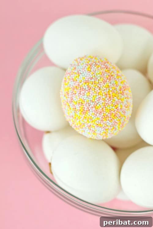 80 Captivating Easter Egg Art & Craft Ideas 5 Sprinkle Easter Eggs - 80 Creative and Fun Easter Egg Decorating and Craft Ideas